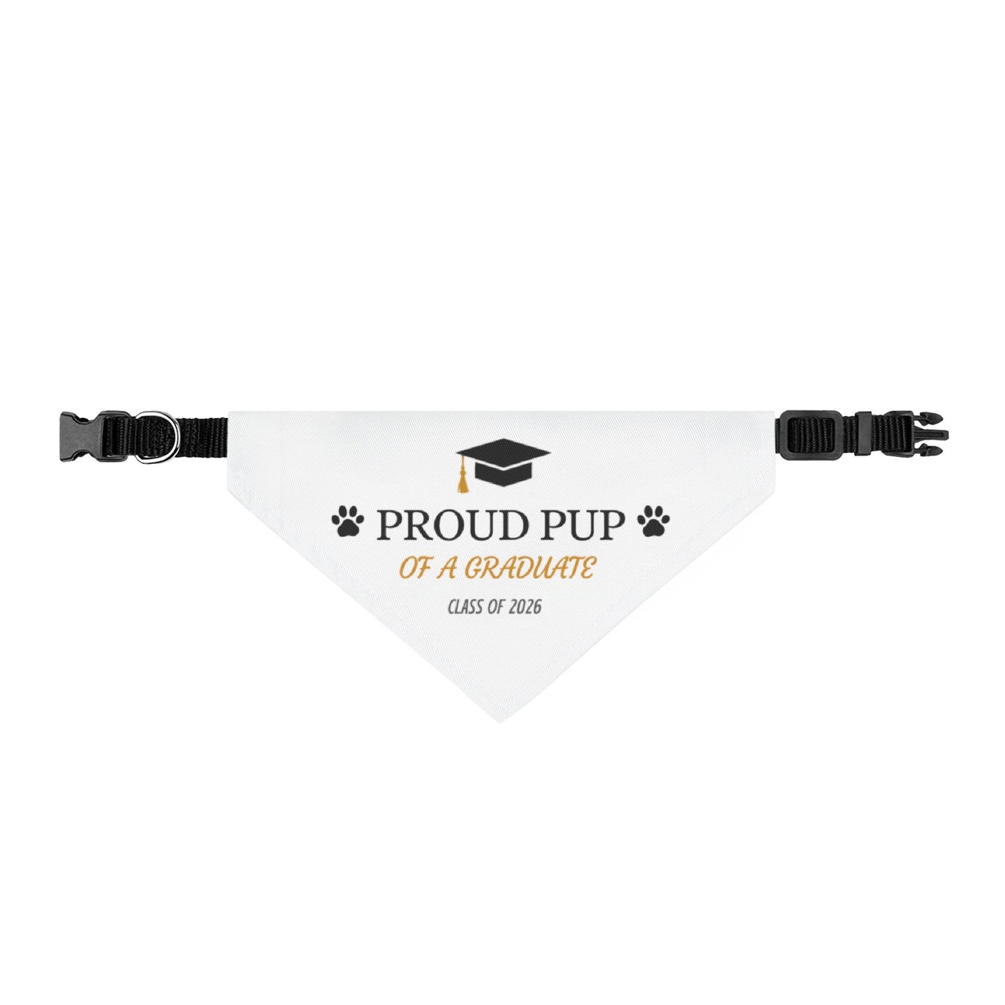 "Proud Pup of a Graduate Dog Bandana - Class of 2026"