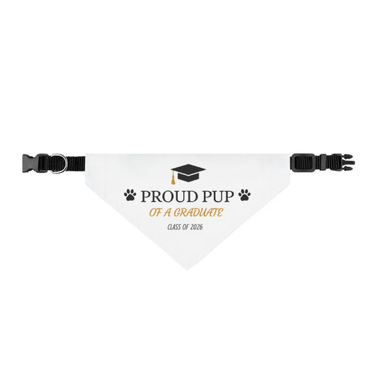 "Proud Pup of a Graduate Dog Bandana - Class of 2026"