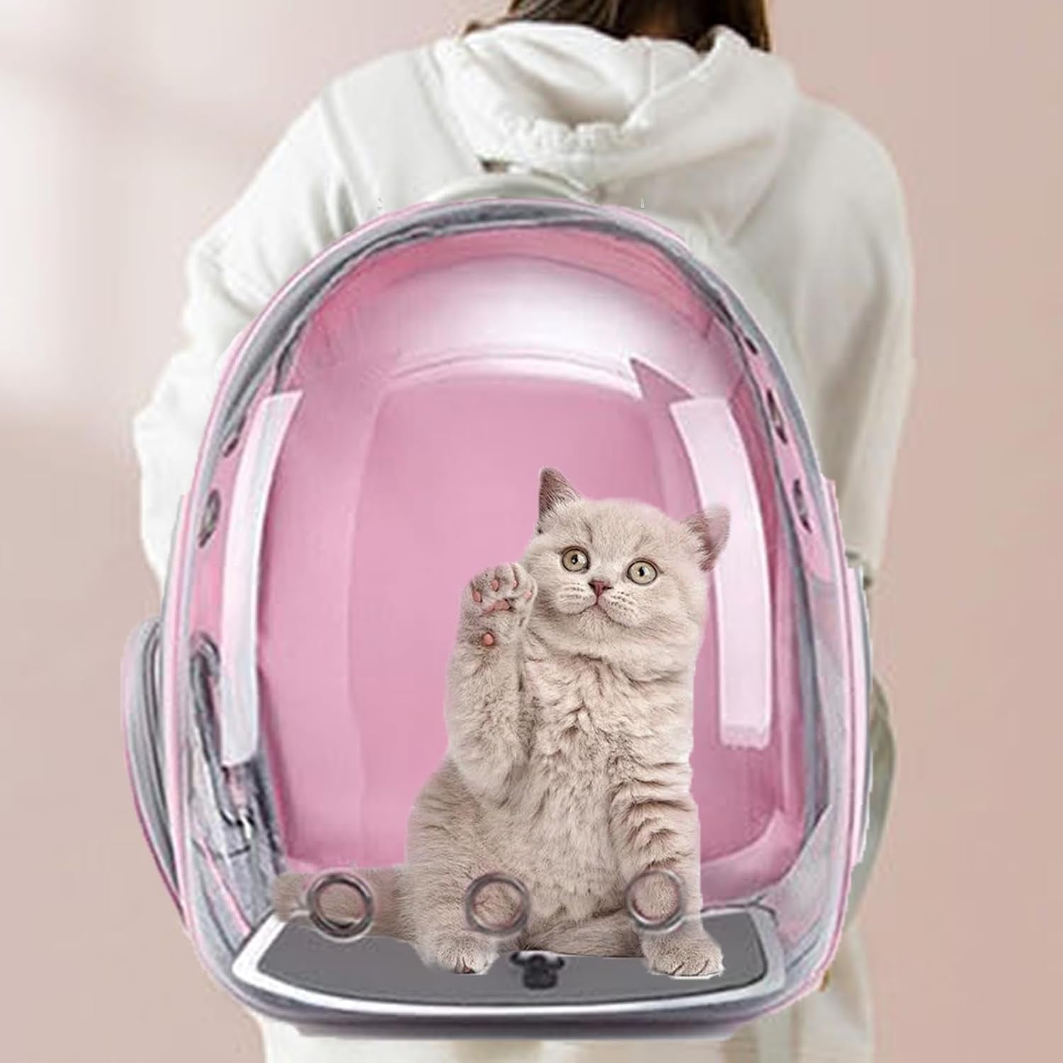 Space Capsule Pet Carrier Backpack for Cats & Small Dogs – Airline Approved Travel Bag