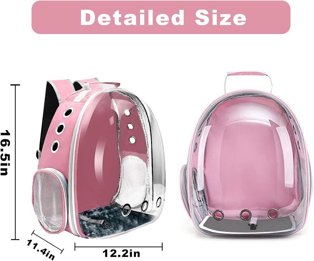 Space Capsule Pet Carrier Backpack for Cats & Small Dogs – Airline Approved Travel Bag