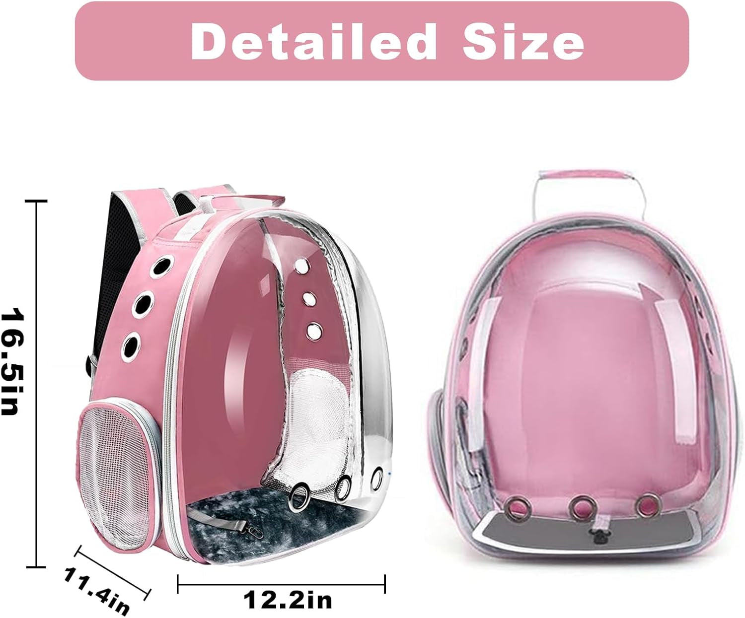 Space Capsule Pet Carrier Backpack for Cats & Small Dogs – Airline Approved Travel Bag