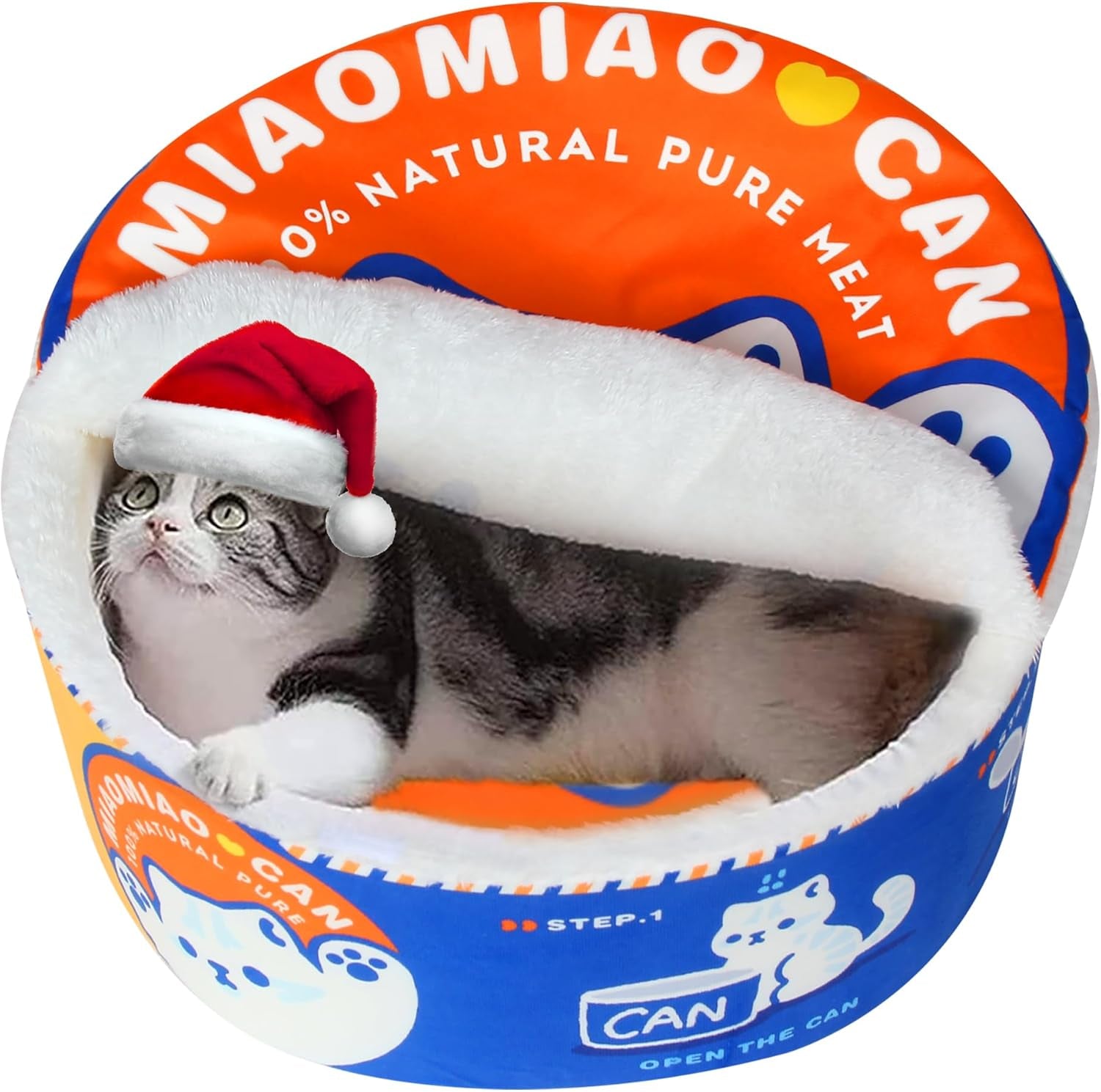 Ramen Noodle Dog & Cat Bed – Warm, Soft & Calming Pet Nest