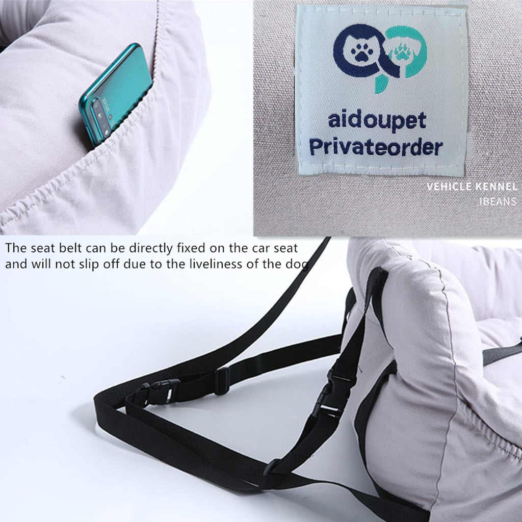 🐶💙  Pet Booster Seat – Your Furry Friend’s VIP Throne on Wheels! 🐾🚗 