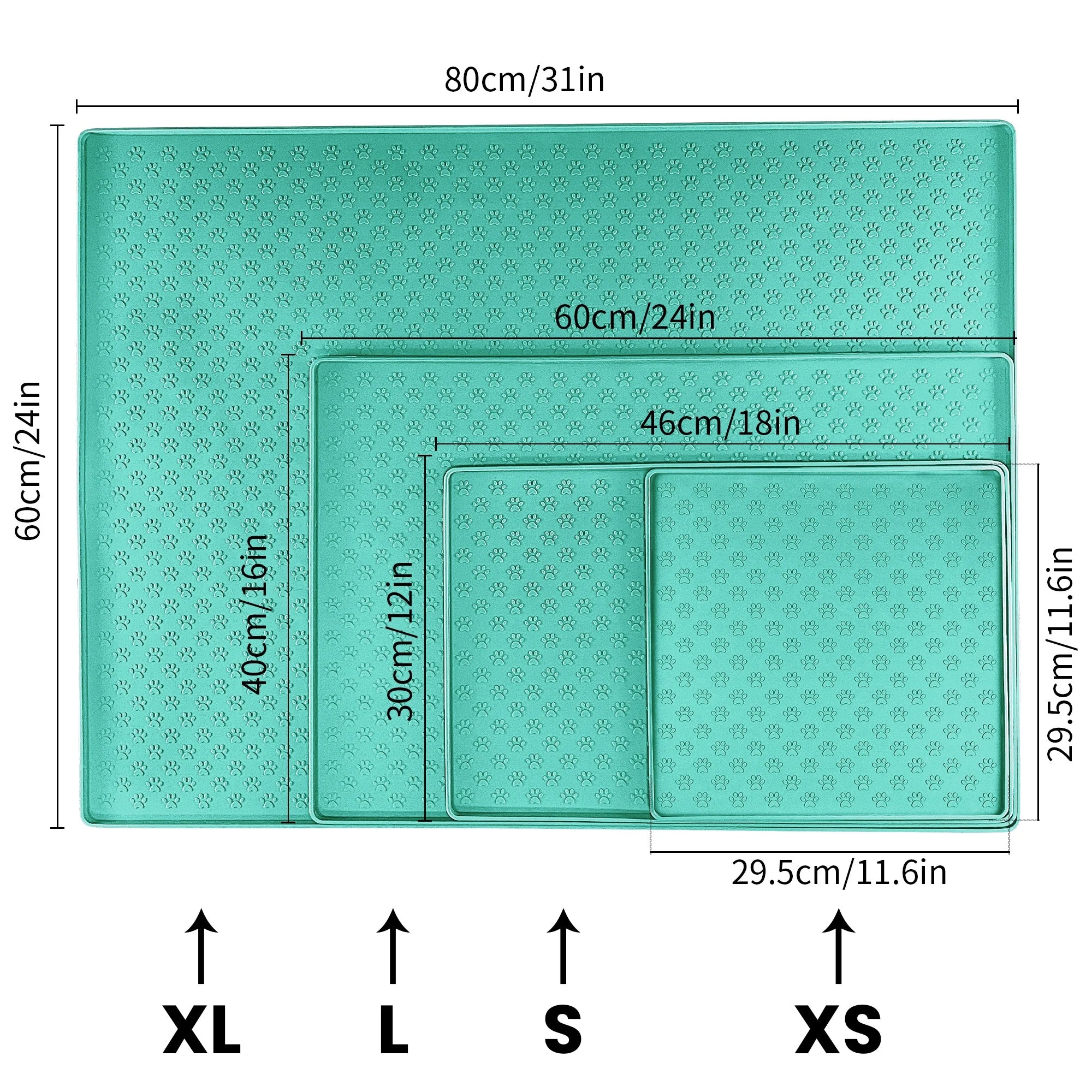 Silicone Dog Food Mat – Waterproof, Non-Spill