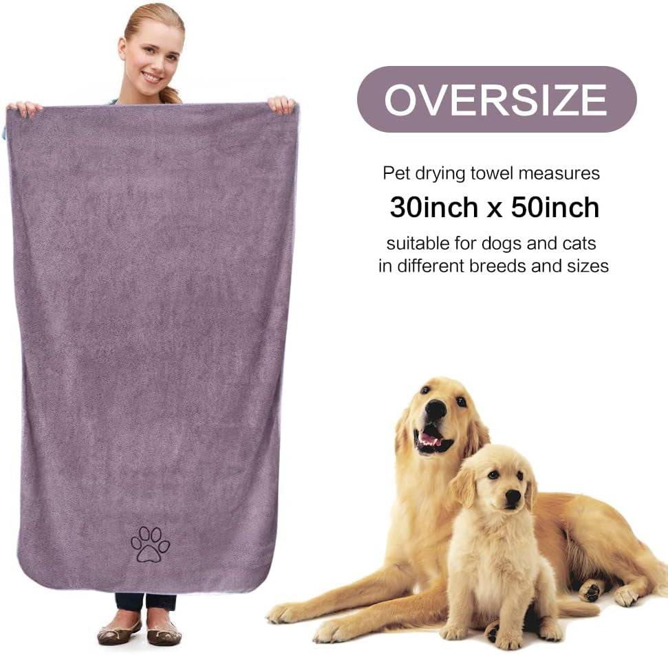 Ultra-Absorbent Microfiber Pet Towel – Fast Drying, Soft & Cozy 