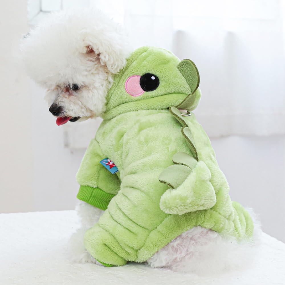 Dinosaur Pet Costume (Green-Small Breeds)