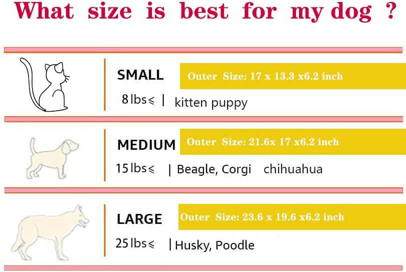Princess Pink Dog Bed for Small Dogs – Plush & Washable
