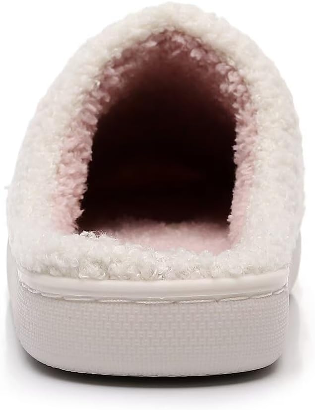 Cute Cartoon Dog Embroidery Winter Slippers – Plush Lined Cozy Cotton Shoes