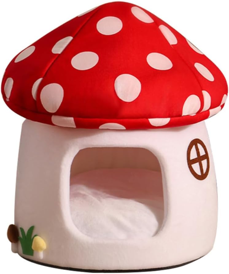 Cute Mushroom – Cozy Warm Cave for Cats
