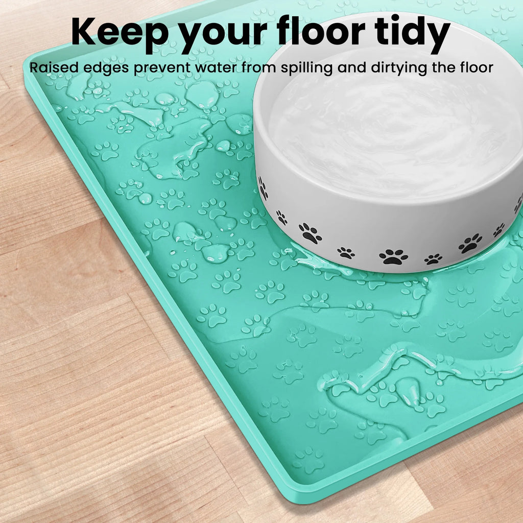 Silicone Dog Food Mat – Waterproof, Non-Spill