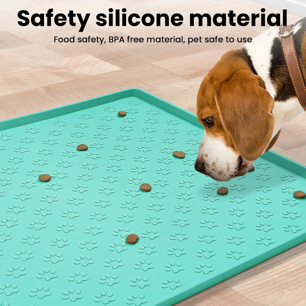 Silicone Dog Food Mat – Waterproof, Non-Spill