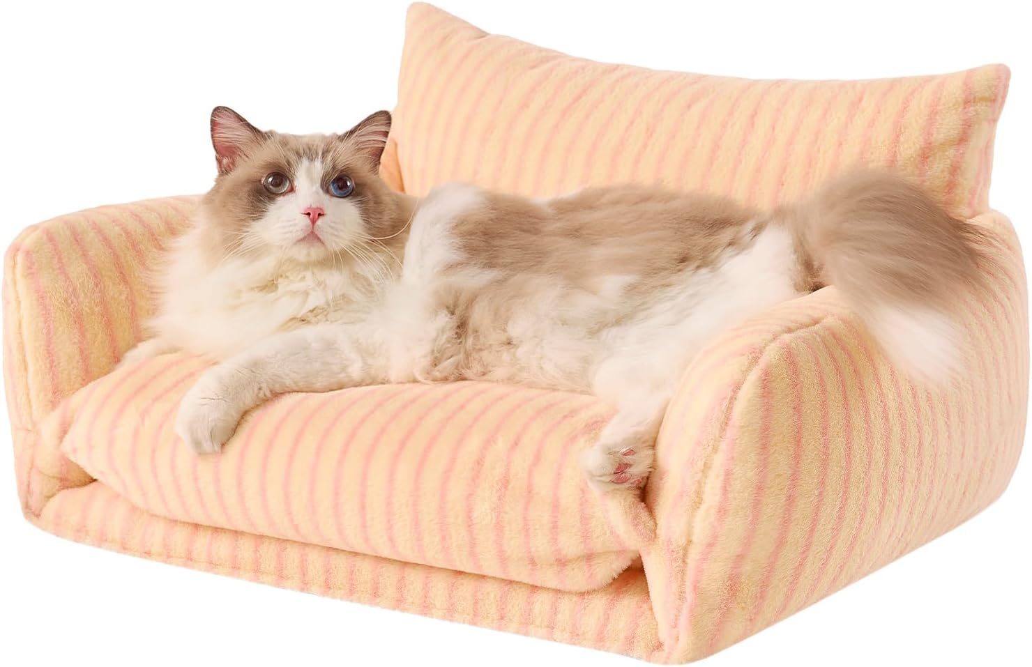 Hollypet Double-Layer Cat Sofa – Cozy, Expandable Pet Couch