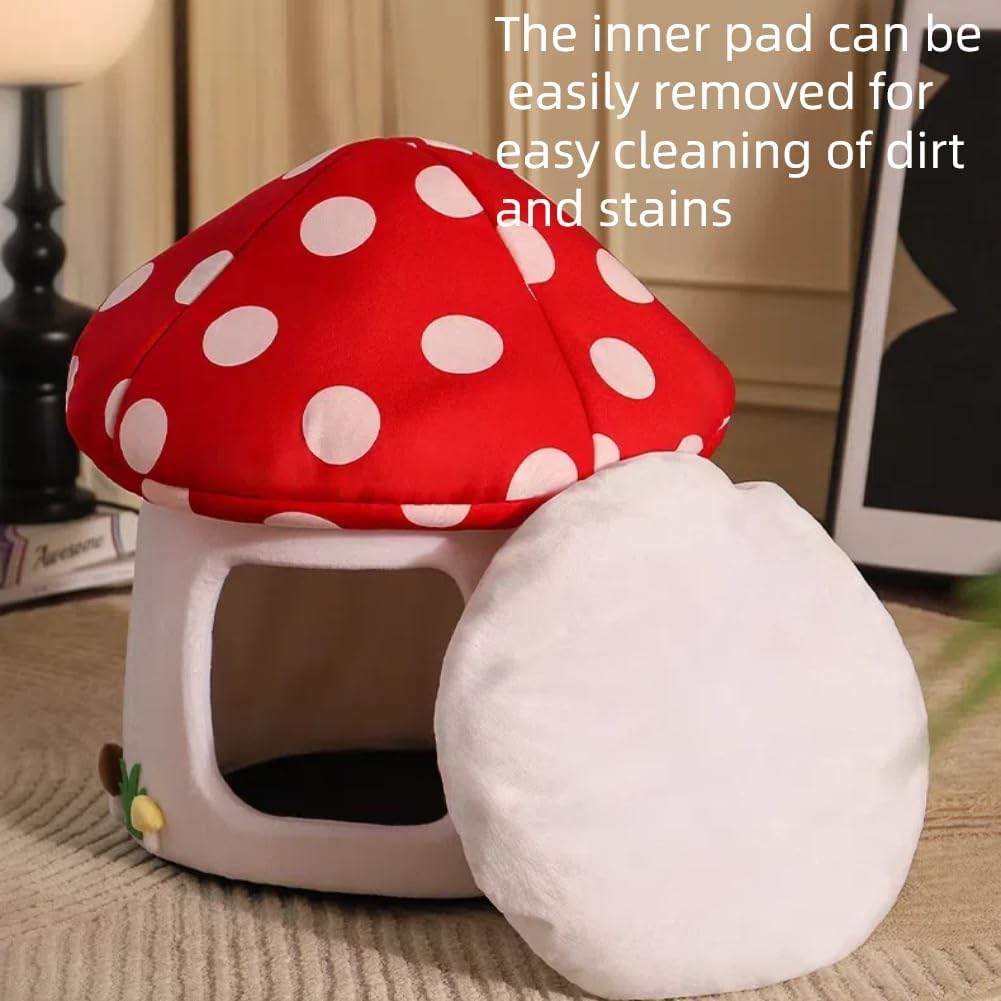 Cute Mushroom – Cozy Warm Cave for Cats