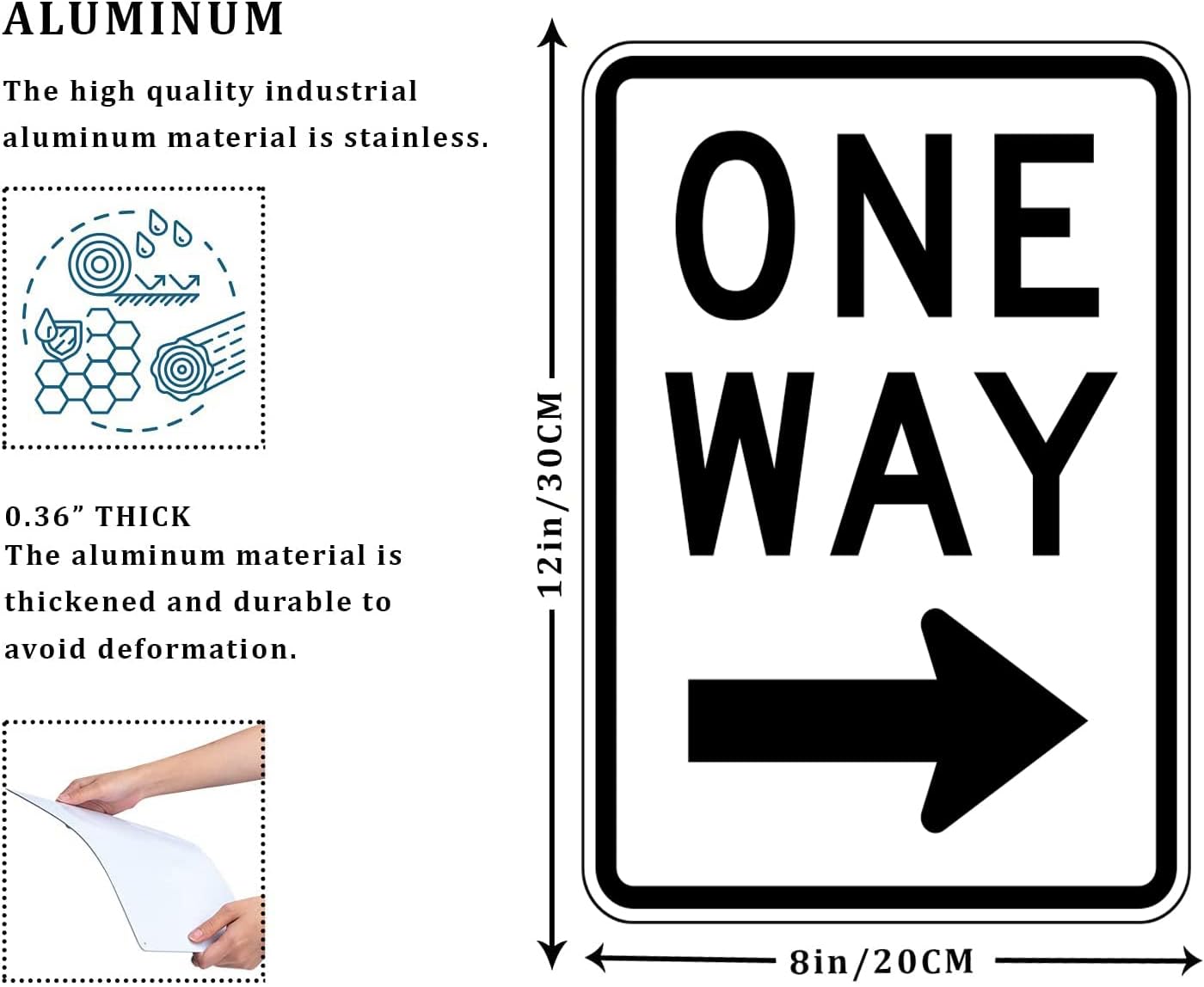 Dachshund Security Metal Sign – Beware Property Warning (8x12")