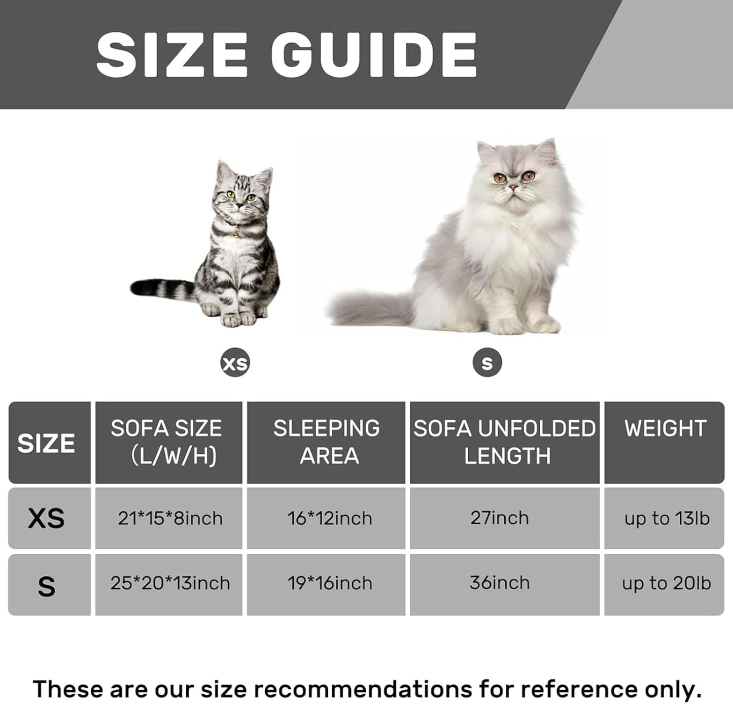 Hollypet Double-Layer Cat Sofa – Cozy, Expandable Pet Couch