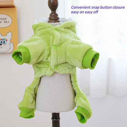 Dinosaur Pet Costume (Green-Small Breeds)