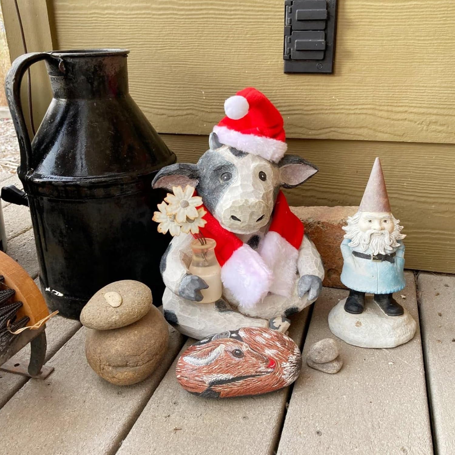 Santa Hat and Scarf Christmas Pet Costume – Festive Outfit for Cats, Rabbits & Small Dogs