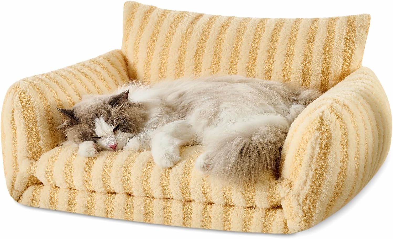 Hollypet Double-Layer Cat Sofa – Cozy, Expandable Pet Couch