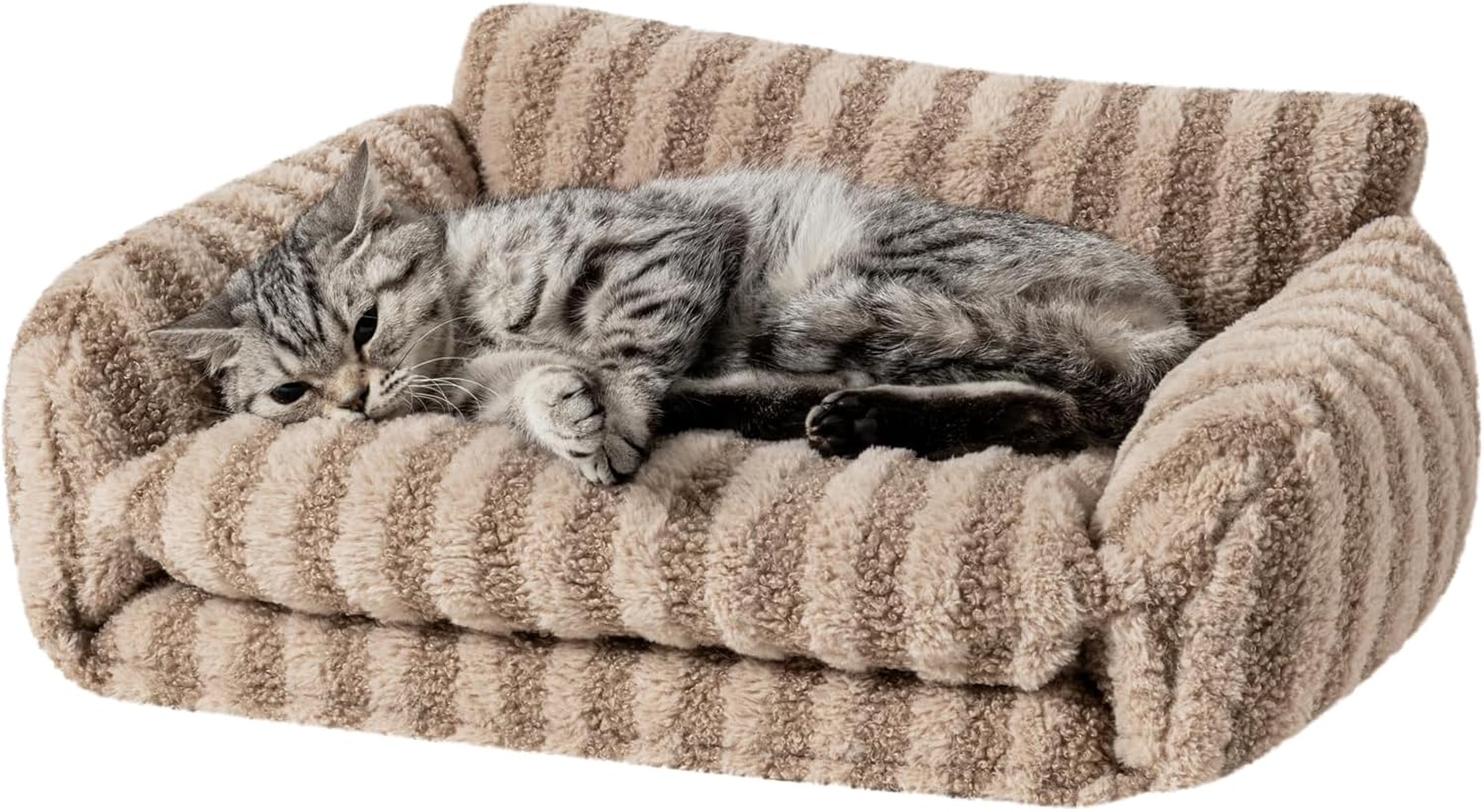 Hollypet Double-Layer Cat Sofa – Cozy, Expandable Pet Couch