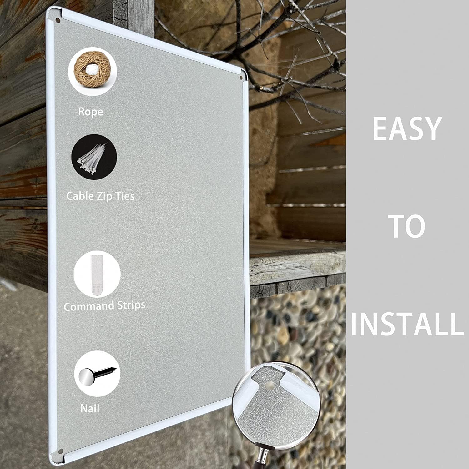 Dachshund Security Metal Sign – Beware Property Warning (8x12")