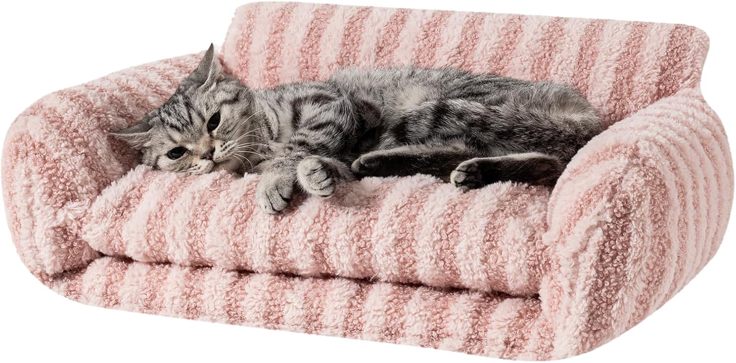 Hollypet Double-Layer Cat Sofa – Cozy, Expandable Pet Couch