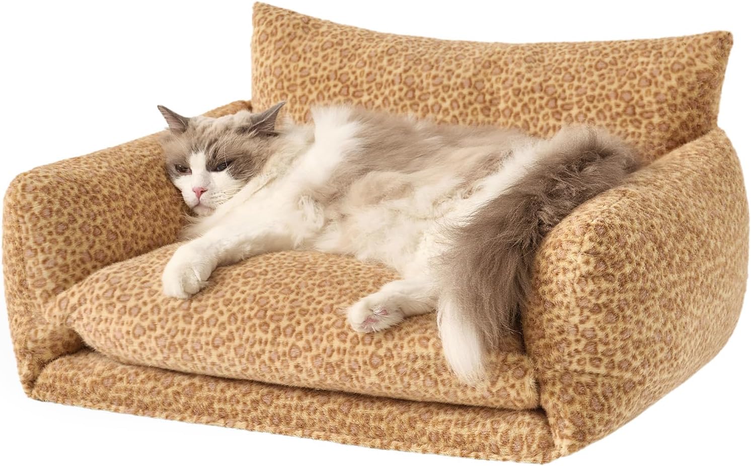 Hollypet Double-Layer Cat Sofa – Cozy, Expandable Pet Couch