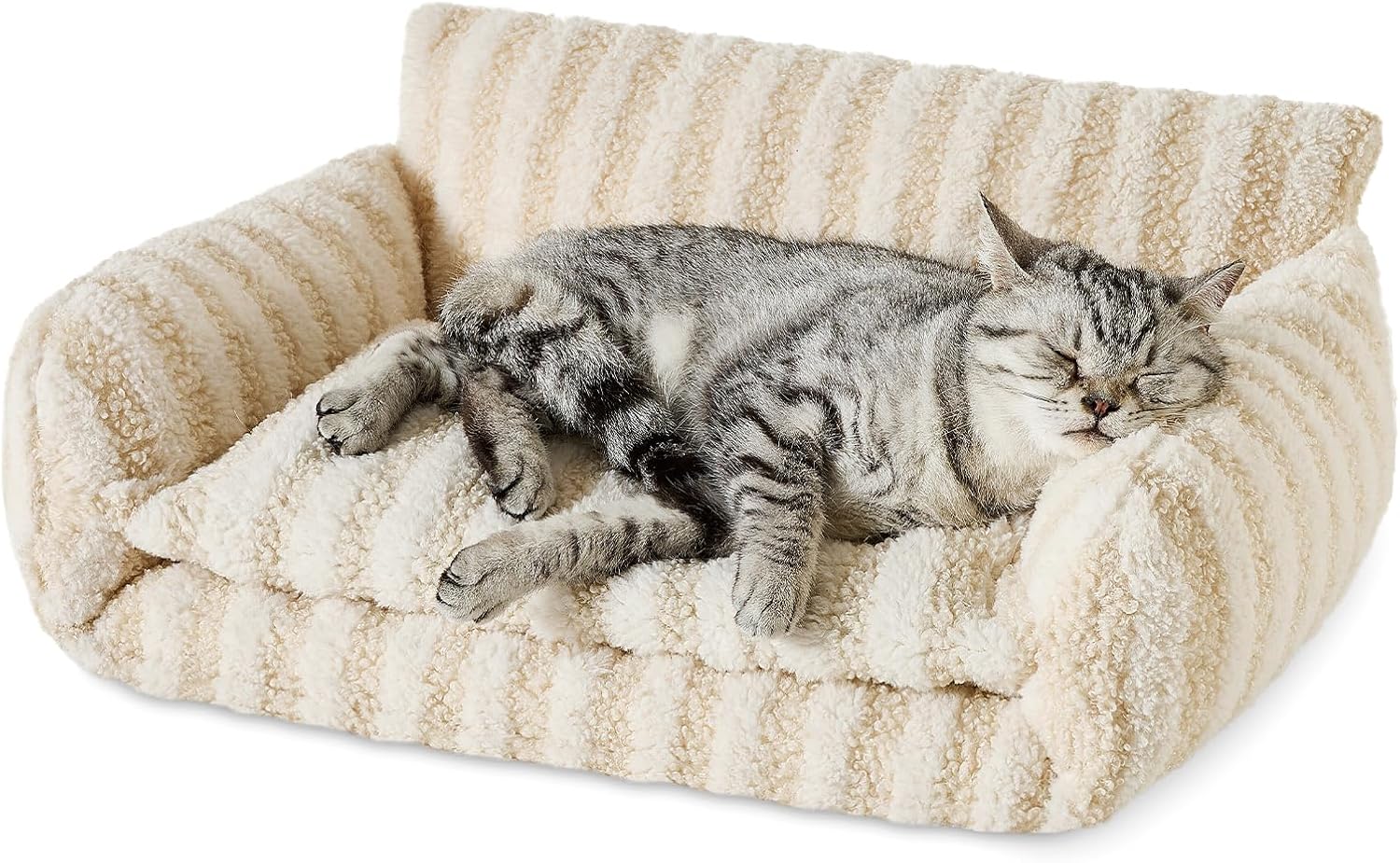 Hollypet Double-Layer Cat Sofa – Cozy, Expandable Pet Couch