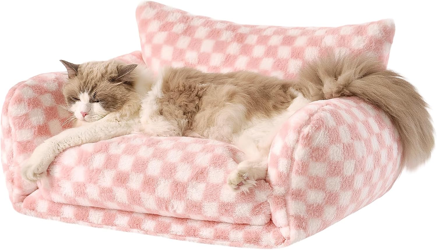 Hollypet Double-Layer Cat Sofa – Cozy, Expandable Pet Couch