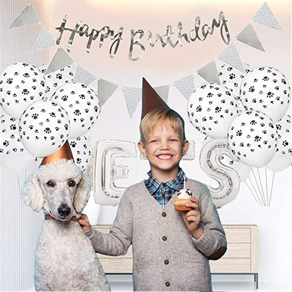 Let's Pawty! 🐶🐱 Pet Birthday Party Kit – Balloons, Banner & Party Hats 🎉🎂