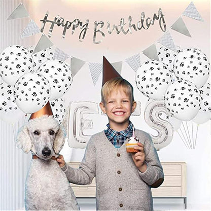 Let's Pawty! 🐶🐱 Pet Birthday Party Kit – Balloons, Banner & Party Hats 🎉🎂