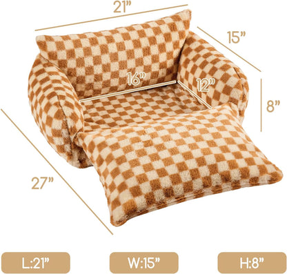 Hollypet Double-Layer Cat Sofa – Cozy, Expandable Pet Couch