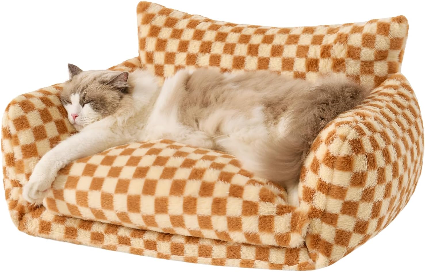 Hollypet Double-Layer Cat Sofa – Cozy, Expandable Pet Couch