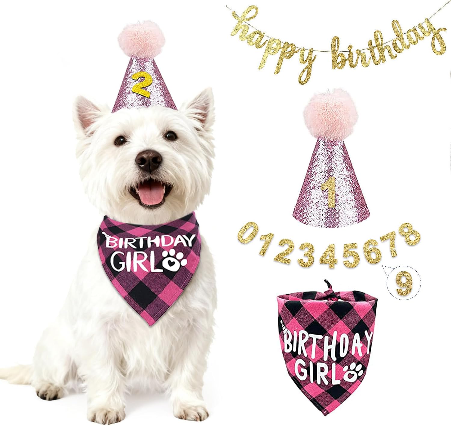 🎂🐾 Cute Pet Birthday Cake Hat – Dogs & Cats Party Accessory 🎉💖