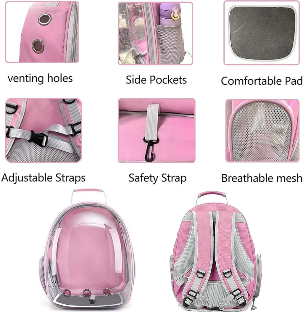 Space Capsule Pet Carrier Backpack for Cats & Small Dogs – Airline Approved Travel Bag