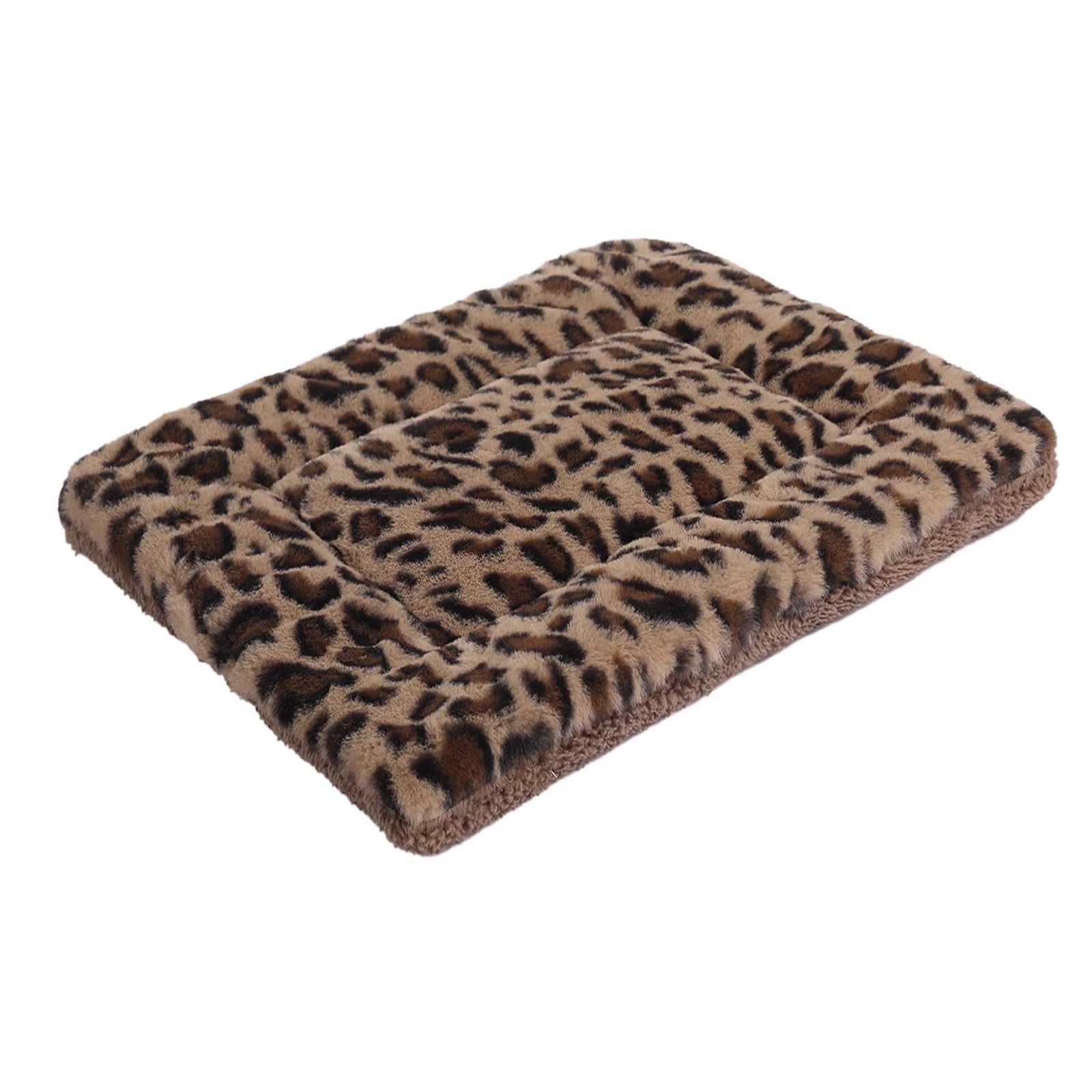 Leopard Print Reversible Pet Bed Mat – Soft, Cozy & Travel-Friendly👌