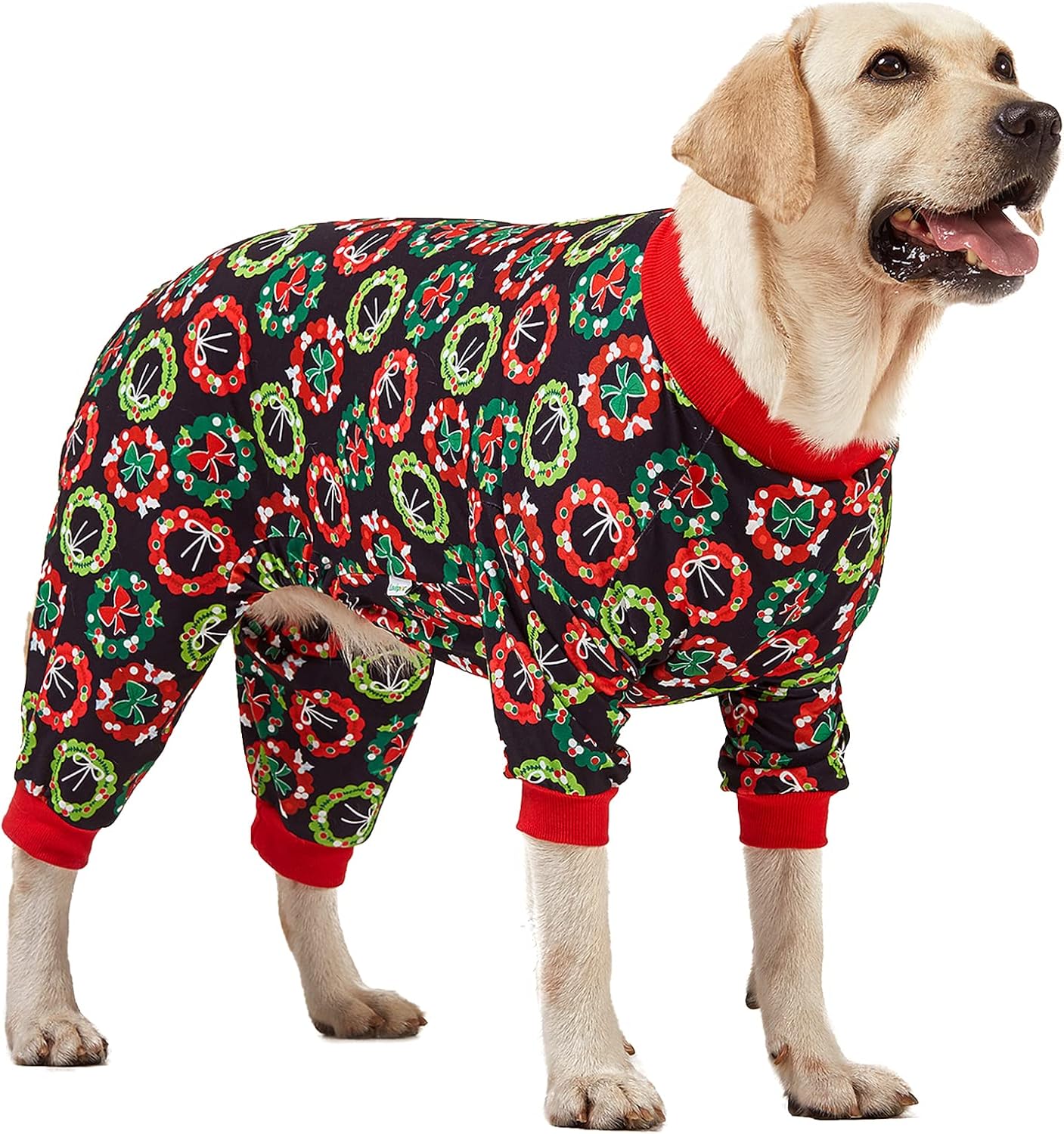 XL/XXL Christmas Dog Onesie – Warm Winter Pajamas for Large & Extra-Large Dogs