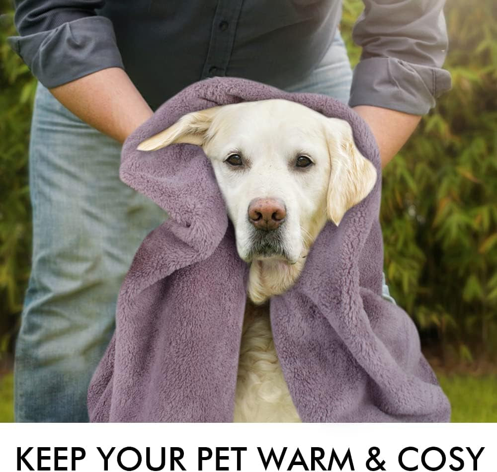 Ultra-Absorbent Microfiber Pet Towel – Fast Drying, Soft & Cozy 