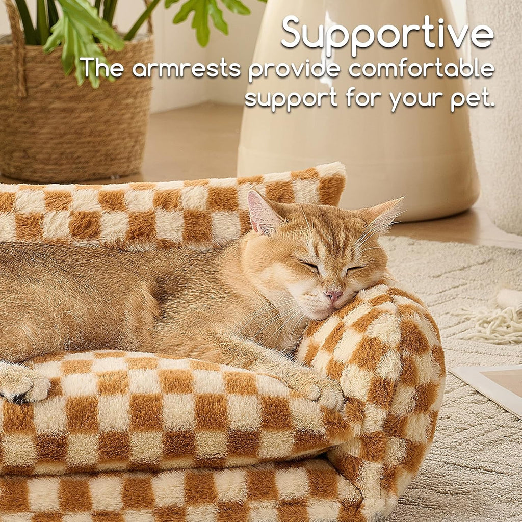 Hollypet Double-Layer Cat Sofa – Cozy, Expandable Pet Couch