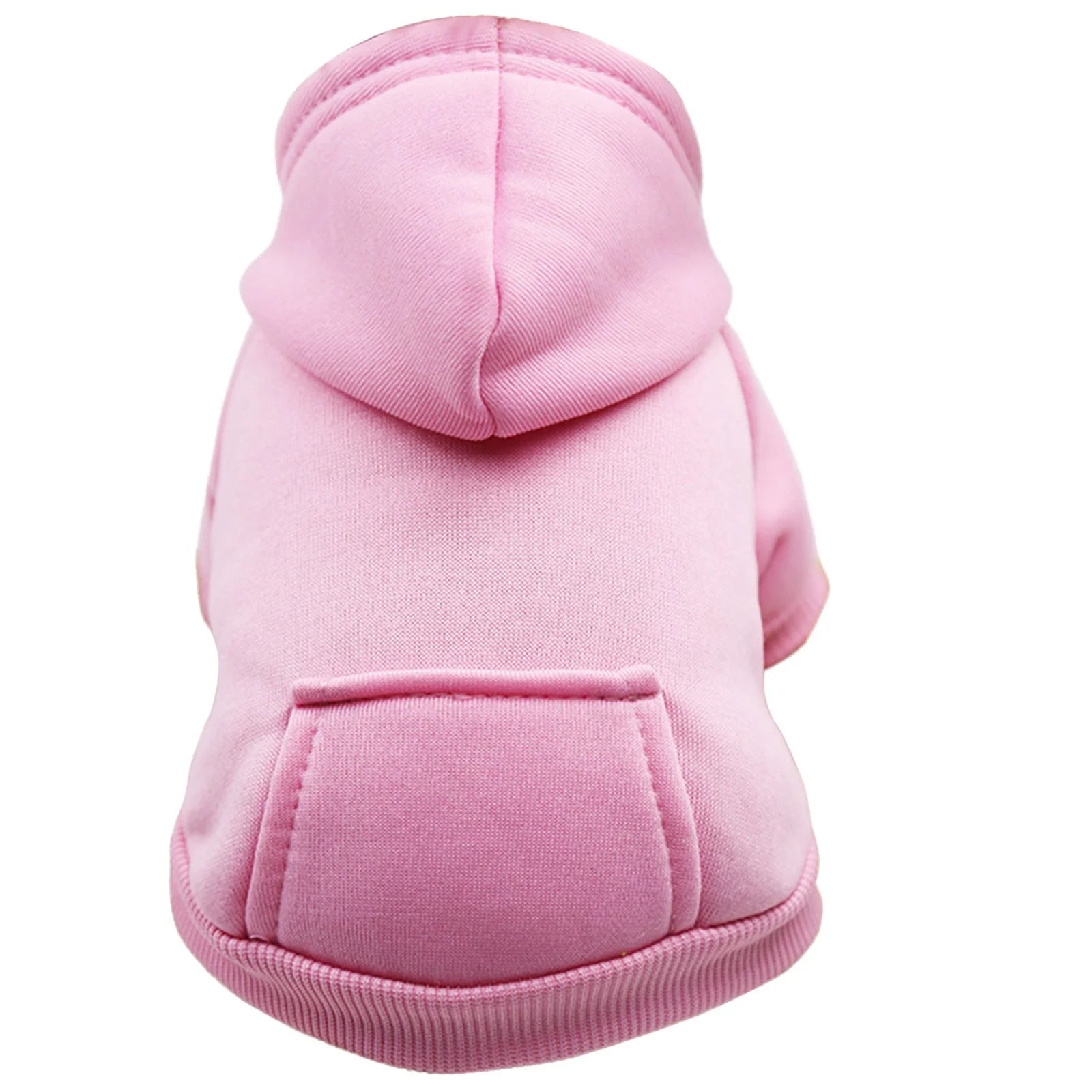 Pet Supplies Dog Hoodie with Pocket | Fall Winter Warm Sweater for Small & Medium Dogs | Puppy Clothes for Boys & Girls – Pink