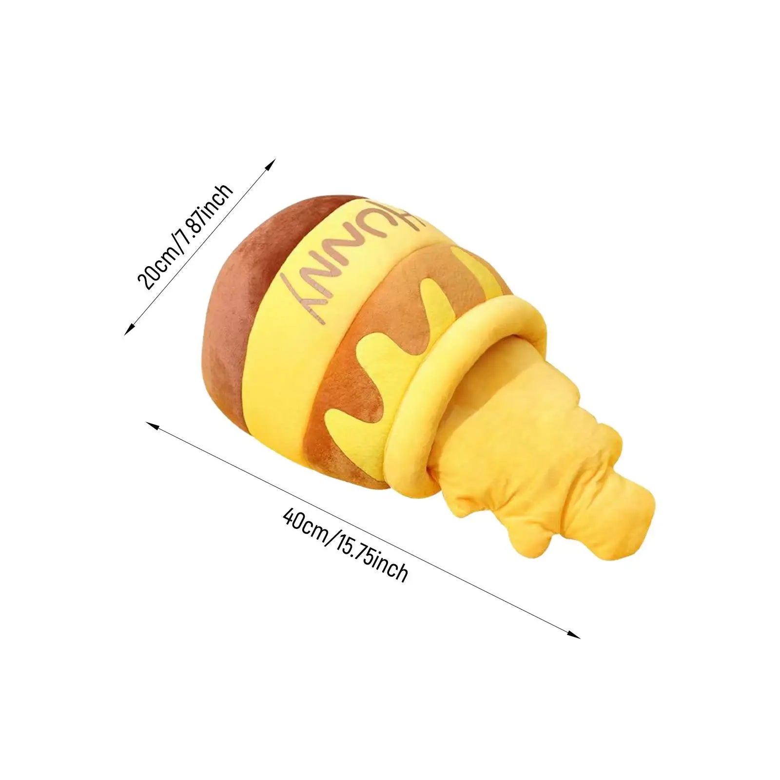 Honey Pot Cat Cave Bed – Cozy Cartoon Hideaway for Cats & Small Dogs
