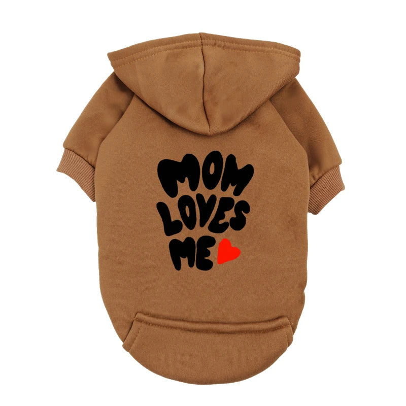 Mom Loves Me Dog Sweater – Valentine Pet Outfit