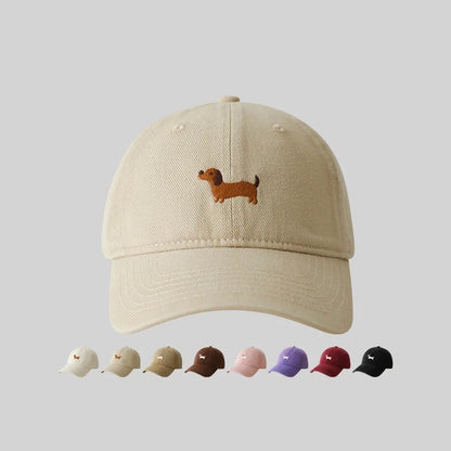 Dachshund Embroidery Baseball Hat