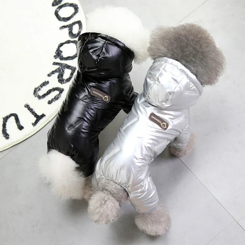 Chaqueta impermeable de invierno para perros – Abrigo ligero, cálido y cortavientos para perros pequeños y medianos 