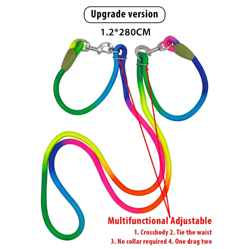 Reflective Hands-Free Dog Leash for Running & Walking