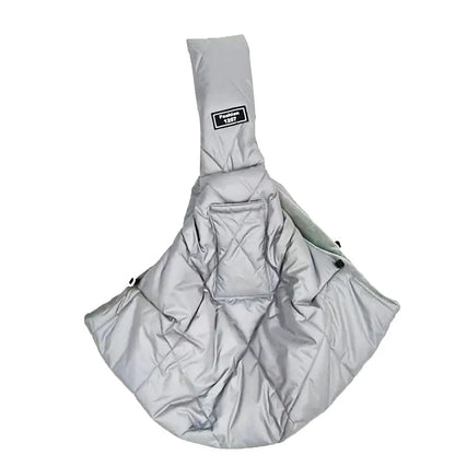 Small Pet Dog Cat Sling Carrier for 3-15Lbs with Pocket 