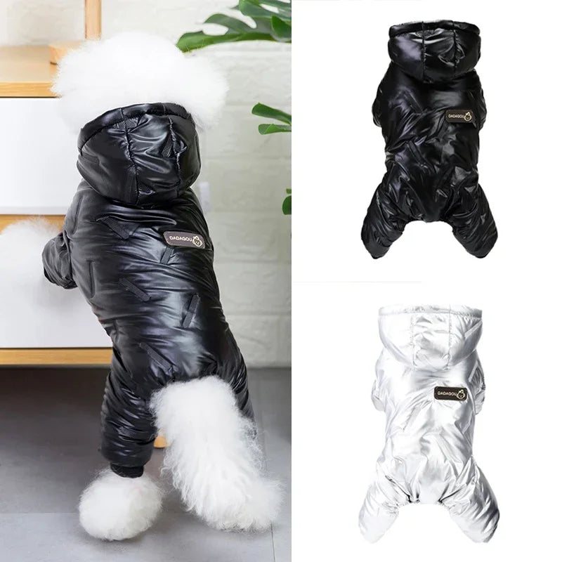 Chaqueta impermeable de invierno para perros – Abrigo ligero, cálido y cortavientos para perros pequeños y medianos 