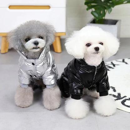 Chaqueta impermeable de invierno para perros – Abrigo ligero, cálido y cortavientos para perros pequeños y medianos 