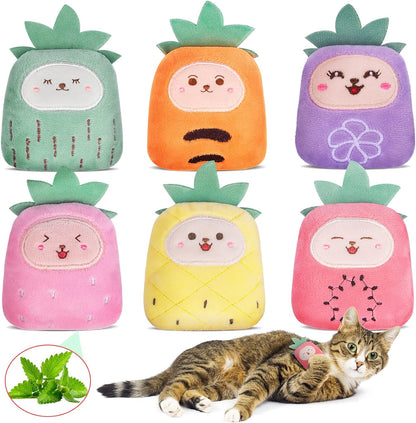 Catnip Farm Veggie Plush Toys (5-Pack)