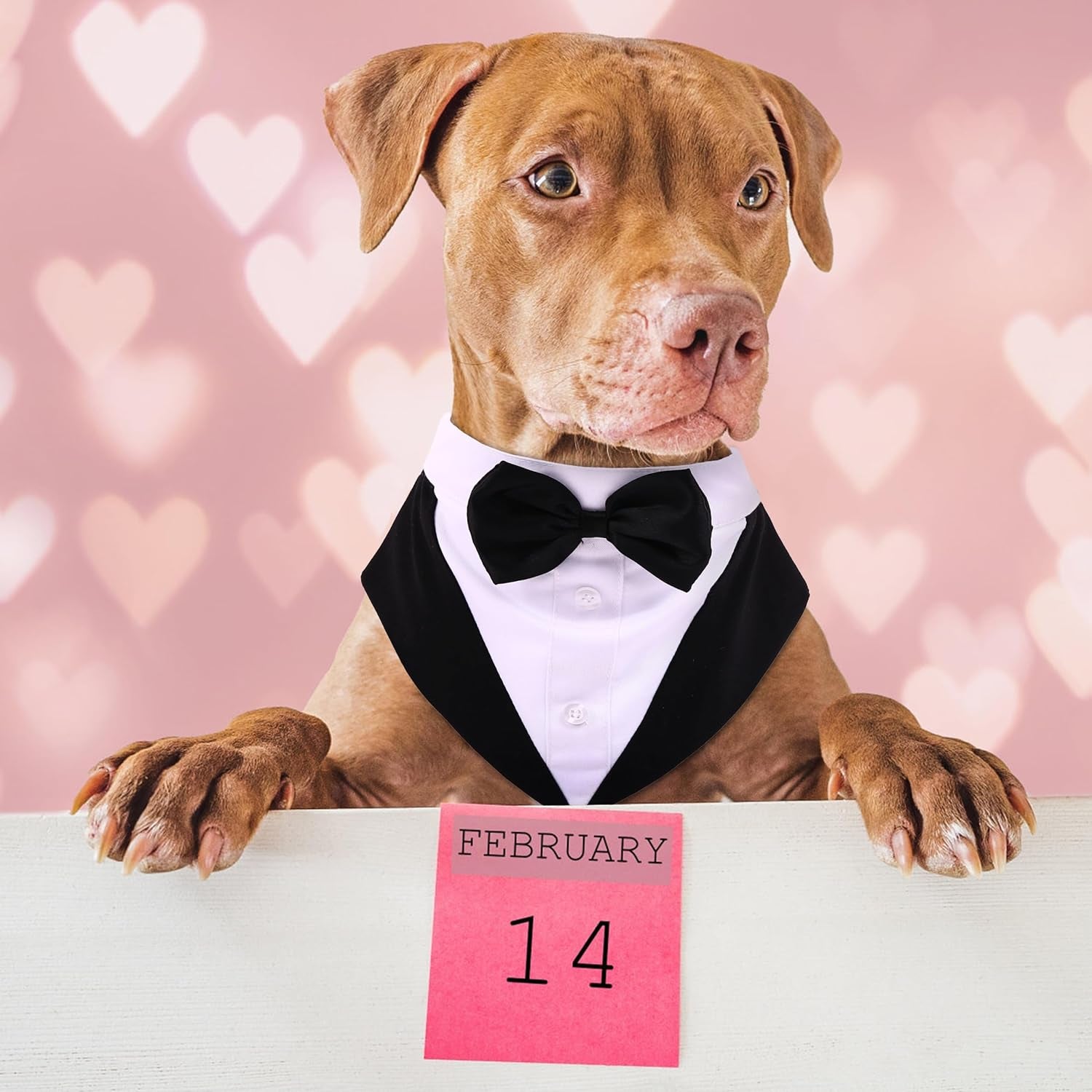 🎩 2-Piece Dog Tuxedo Set – Vest & Bow Tie Collar 🐾 Small Dog Bowtie & Cat Bandana Set | 2 Pack for Chihuahua, Boston Terrier, Bichon, Corgi, Pomeranian