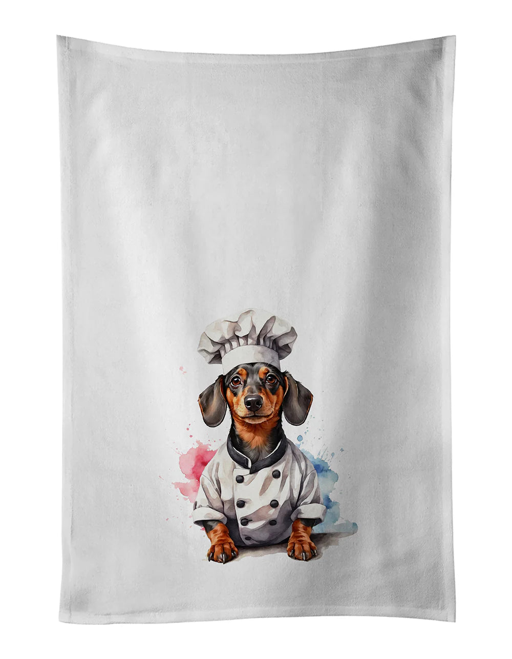 Dachshund Chef Kitchen Towel Set of 2